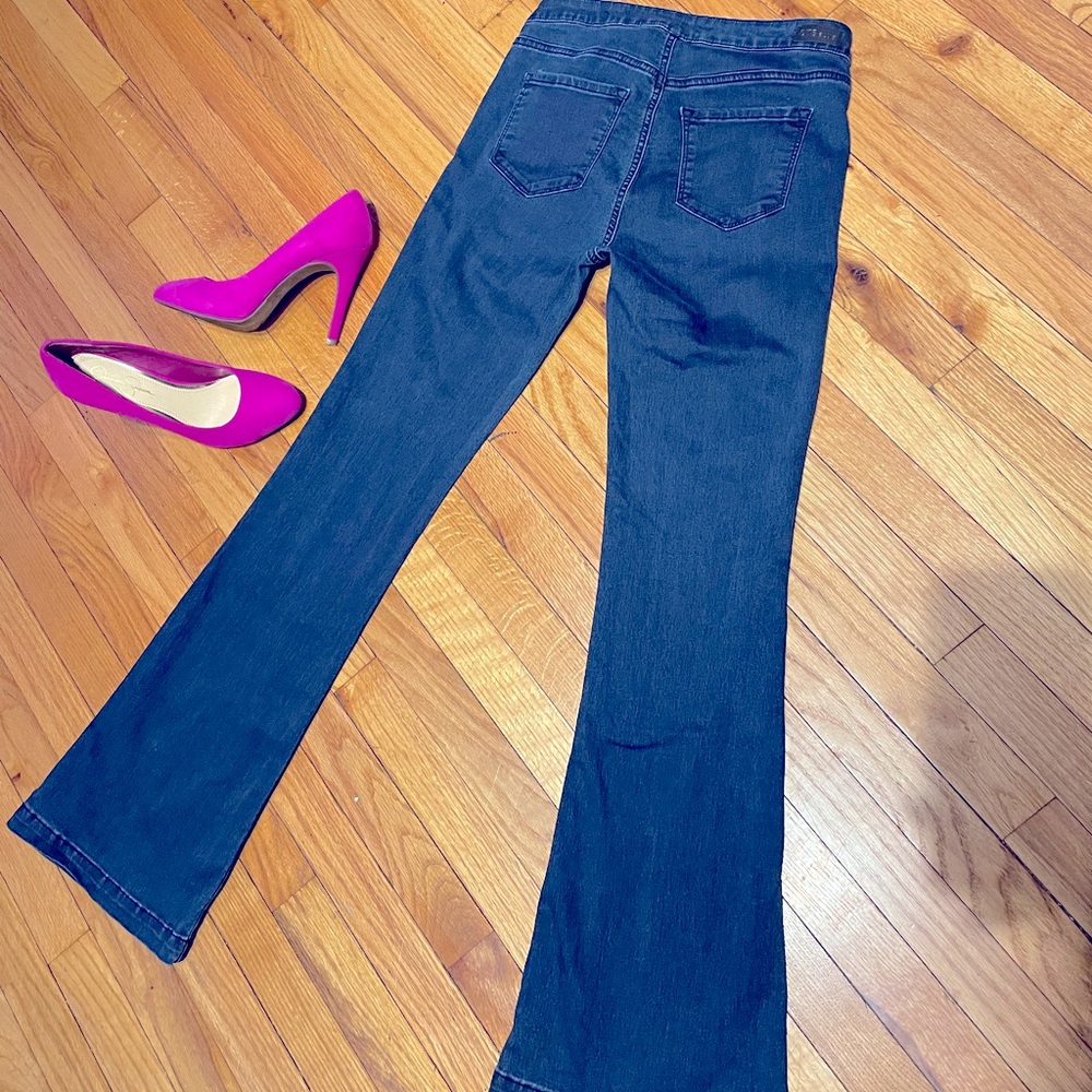 π―STS Blue Retro Button Denim 60βs-70 faded stone boho western vintage jeans 27